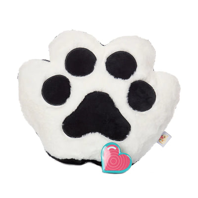 Plush Heartbeat Paw Pillow