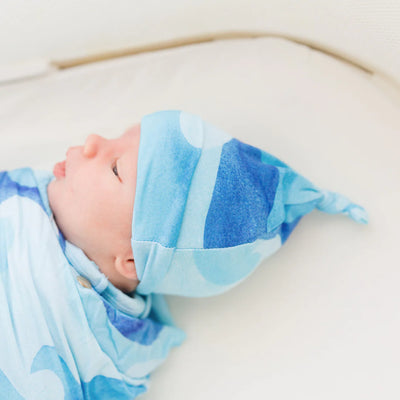 Ocean Wave Knotted Hat