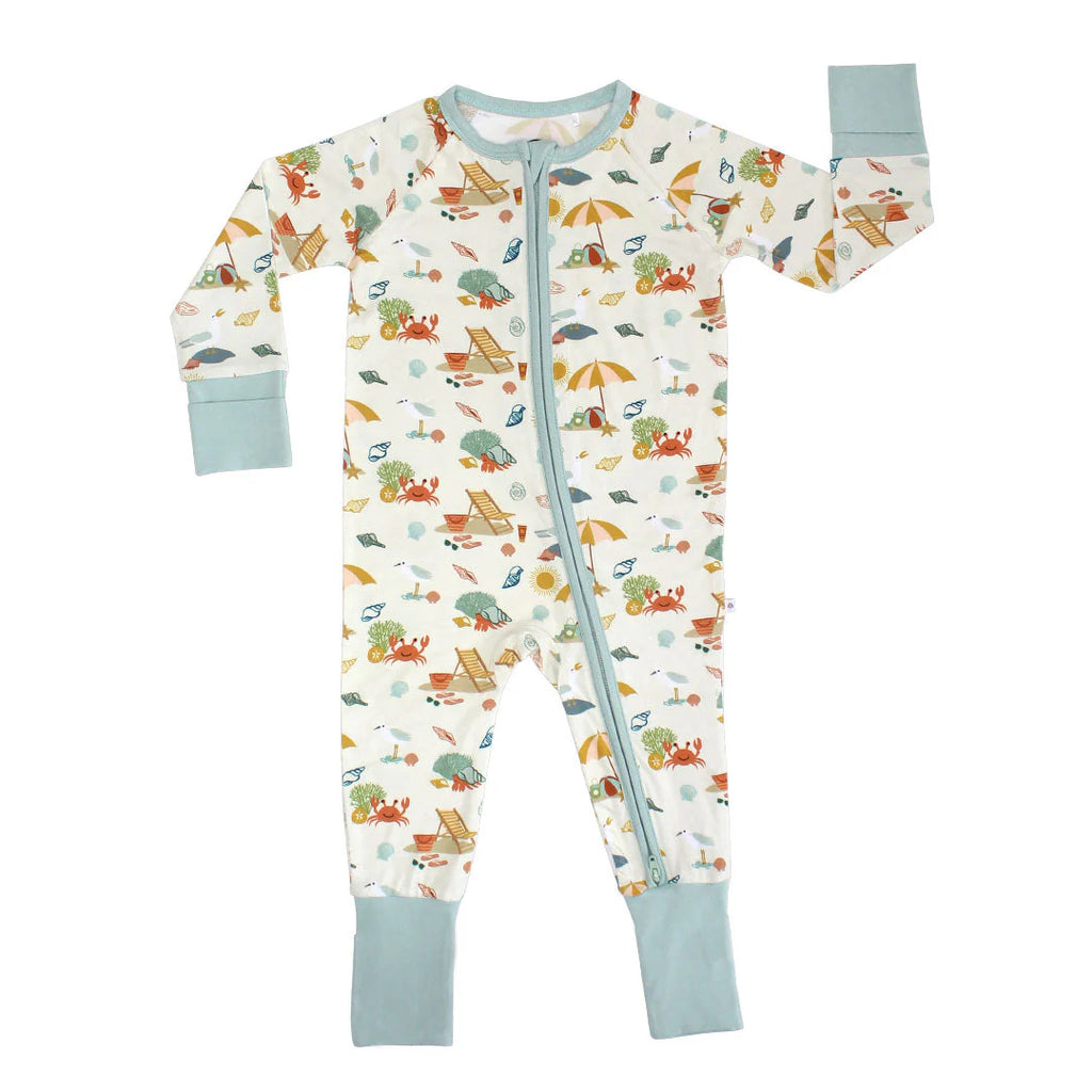 Beach Day Bamboo Convertible Baby Pajamas