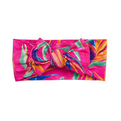 Florida Bird of Paradise Headband Bow