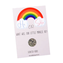 Load image into Gallery viewer, Rainbow Gender Reveal Scratch Off