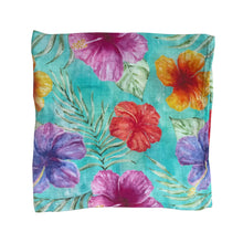 Load image into Gallery viewer, Florida Hibiscus Muslin Swaddle