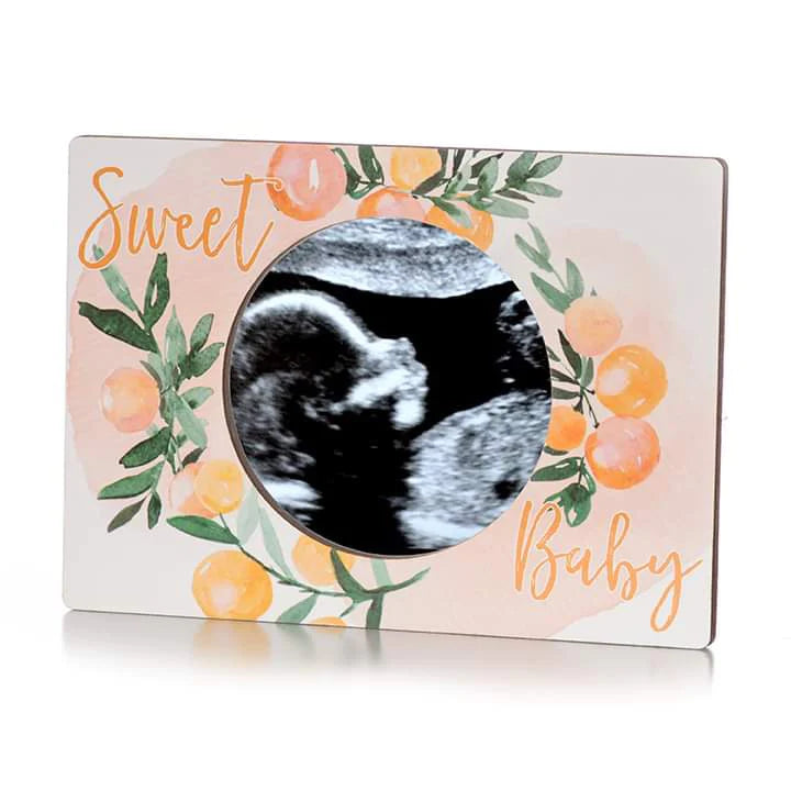 Sweet Baby Peach Magnetic Ultrasound Frame
