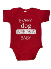 Load image into Gallery viewer, Every Dog Needs A Baby: 6 Month Onesie