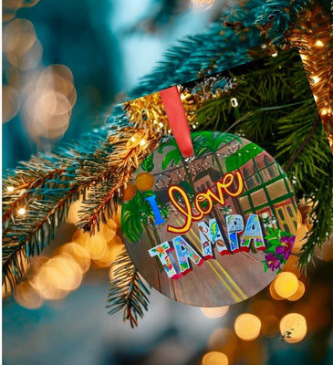 I Love Tampa Ornament