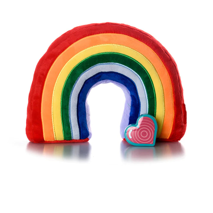 Plush Heartbeat Rainbow