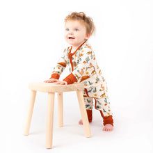 Load image into Gallery viewer, Desert Friends Bamboo Convertible Baby Pajamas
