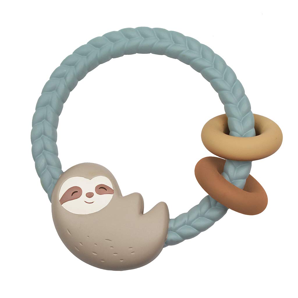 Sloth Ritzy Rattle Silicone Teether