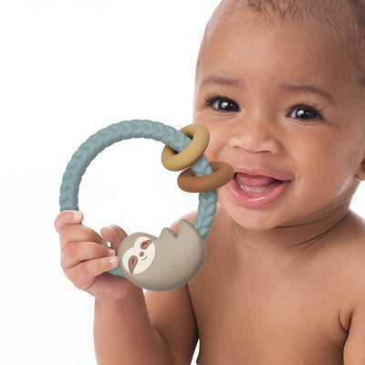 Sloth Ritzy Rattle Silicone Teether