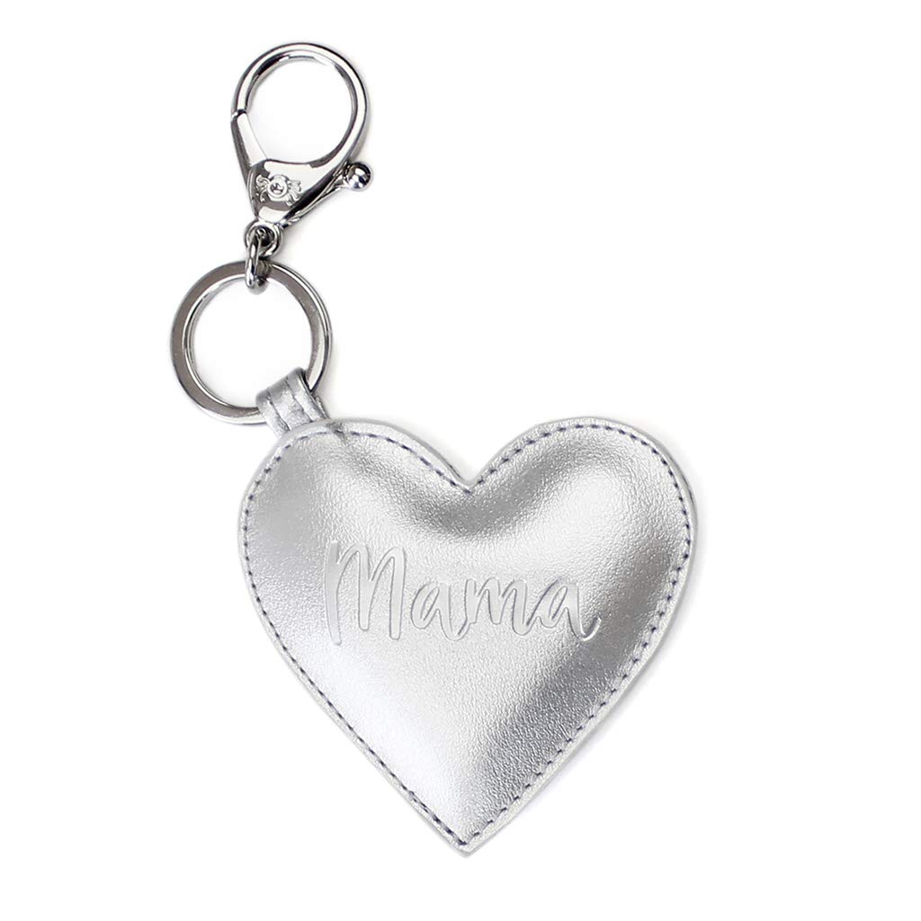 Mama Heart Diaper Bag Charm Keychains - Multiple Colors Available
