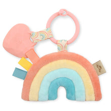 Load image into Gallery viewer, Rainbow Itzy Pal Plush &amp; Teether