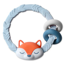 Load image into Gallery viewer, Fox Ritzy Rattle Silicone Teether