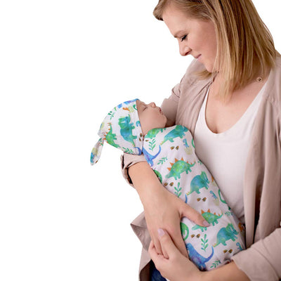 Cutie Cocoon Matching Cocoon & Hat Set - Dino