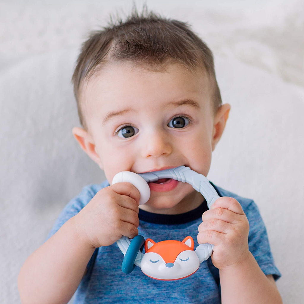 Fox Ritzy Rattle Silicone Teether