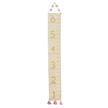Load image into Gallery viewer, Gold pink tassel growth chart
