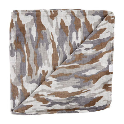 Camo Muslin Swaddle Blanket