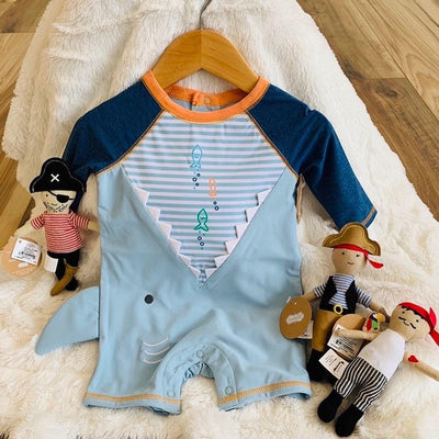 Shark Rash Guard - Bathing Suit