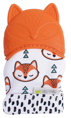 Silicone Teething Mitt - Fox