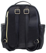 Load image into Gallery viewer, Black Itzy Mini Diaper Bag Backpack