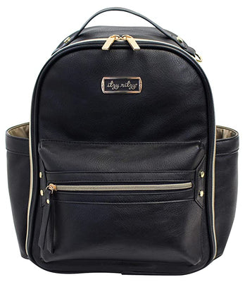 Black Itzy Mini Diaper Bag Backpack