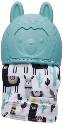 Silicone Teething Mitt - Llama