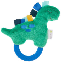 Load image into Gallery viewer, Dino Ritzy Rattle Pal Plush &amp; Teether