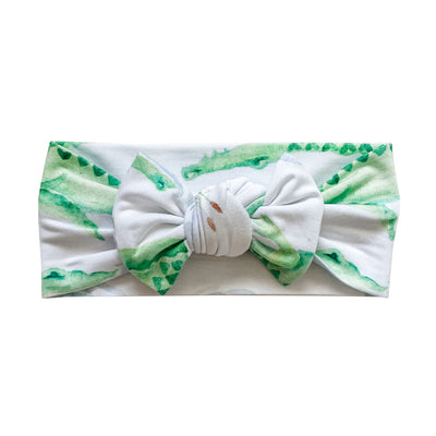 Alligator Headband Bow