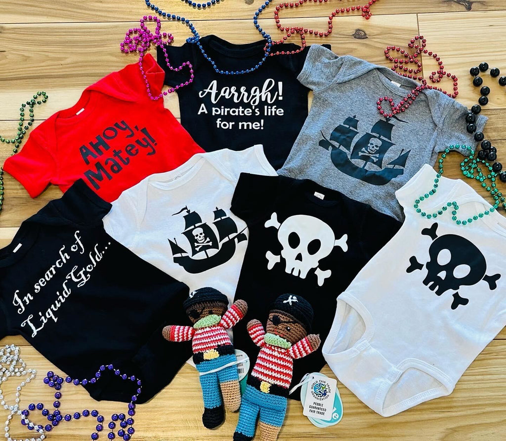 Gasparilla Pirate Onesies - Multiple Styles Available