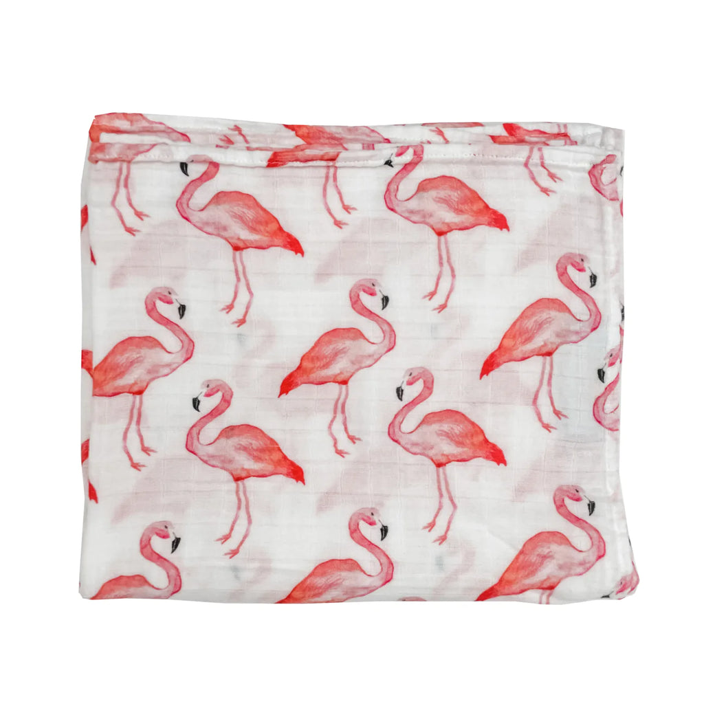 Florida Flamingo Muslin Swaddle