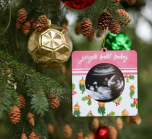 Load image into Gallery viewer, Holiday Jingle Bell Baby Ultrasound Ornament