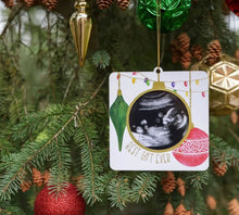 Load image into Gallery viewer, Holiday Best Gift Ever Baby Ultrasound Ornament
