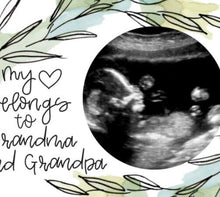 Load image into Gallery viewer, Grandparents Love Magnetic Ultrasound Photo Frame