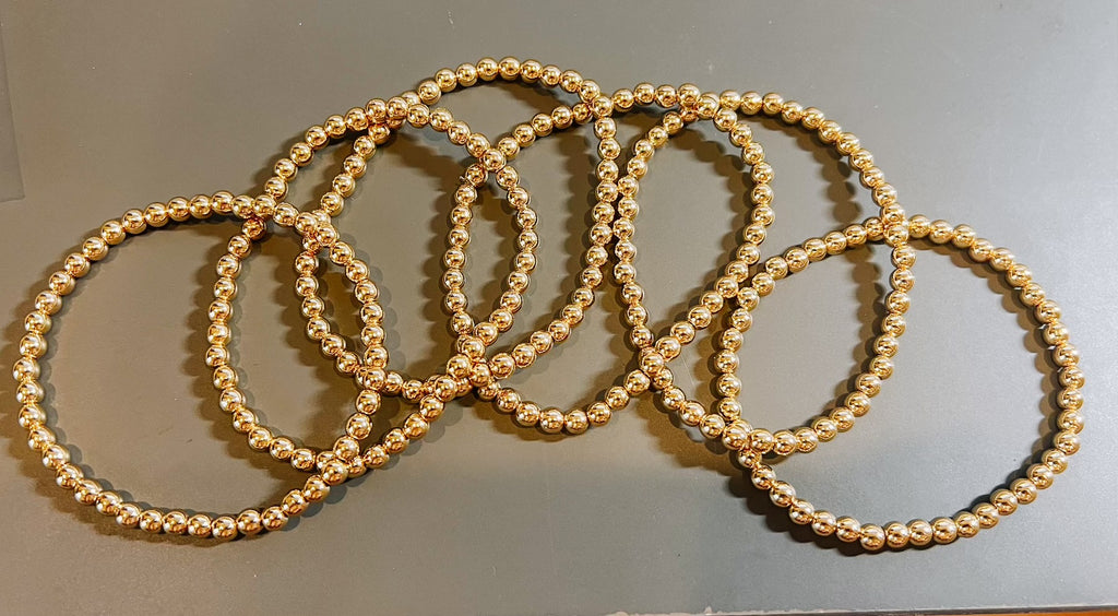 Motek Small Gold Bead Accent Bracelet