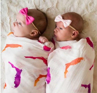 Florida Muslin Swaddle - Pink or Blue