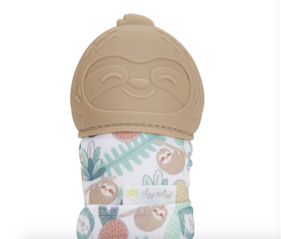 Silicone Teething Mitt - Sloth