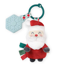 Load image into Gallery viewer, Holiday Santa Itzy Pal Plush &amp; Teether